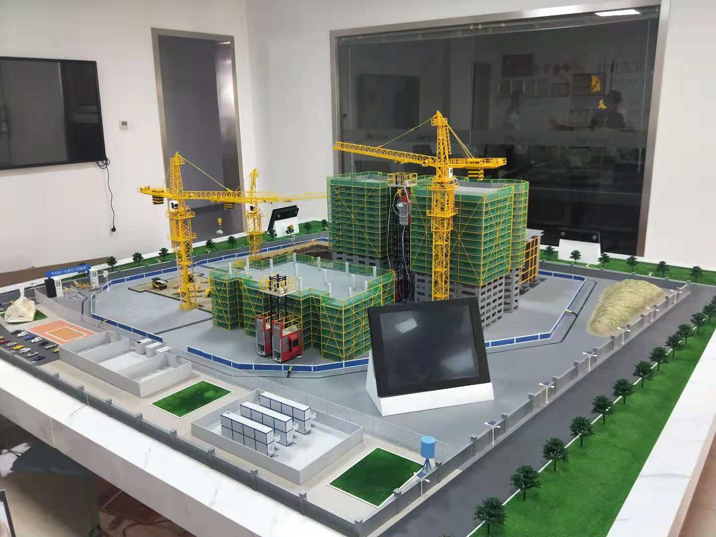 湛江建筑施工场景模型